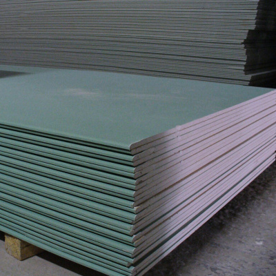 Гипсокартон влагостойкий Knauf, 3000х1200х12,5 мм