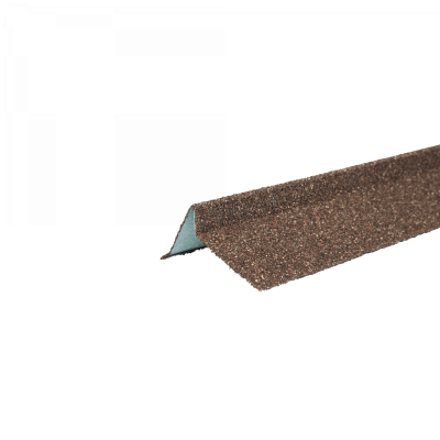 Планка торцевая левая ТЕХНОНИКОЛЬ с гранулятом, бронзовый