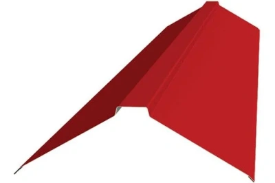Планка конька плоского Металл Профиль 150х150х2000 мм 0,45 PE RAL 7024
