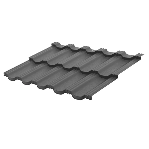 Черепица металлическая модульная AQUASYSTEM Гетеборг 1205х765 0,5 GreenCoat Pur BT Matt RR 23