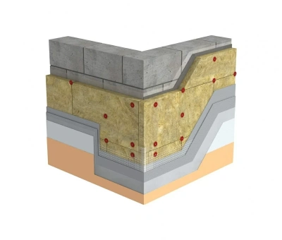 Плита минераловатная ТЕХНОНИКОЛЬ Технофас Эффект 1200х600х50 мм, 6шт