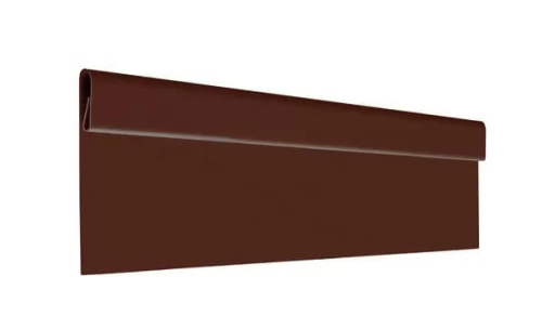 Планка финишная Aquasystem, 2000 мм, 0,45 мм, St PE Zn275, RAL 8017