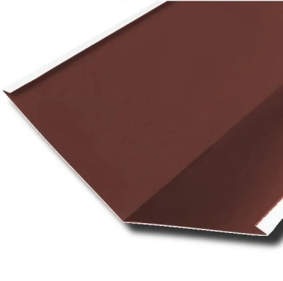 Планка ендовы нижней Металл Профиль 298х298х2000х0,45 мм PE RAL 8017