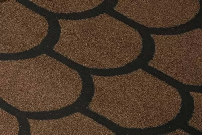 Рулонная черепица ТЕХНОНИКОЛЬ, Бобровый хвост, коричневый