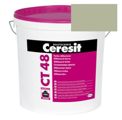 Краска силиконовая фасадная Ceresit CT 48 15 л Toskana 3
