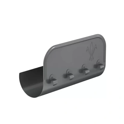 Ограничитель перелива прямой Aquasystem Комфорт 125/90, RAL 7024