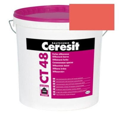 Краска силиконовая фасадная Ceresit CT 48 15 л Indiana 6