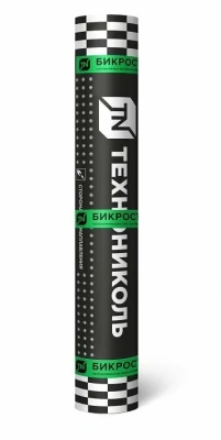 Материал кровельный Бикрост ХКП-4, верхий слой, стеклохолст, 10 м²