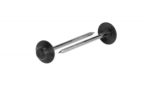 Гвоздь кровельный Ондулин, 3х75 мм, черный, 100 шт