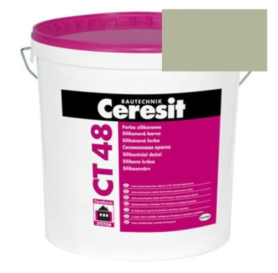 Краска силиконовая фасадная Ceresit CT 48 15 л Toskana 4