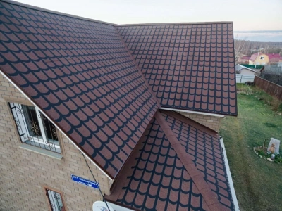 Рулонная черепица ТЕХНОНИКОЛЬ, Классическая, коричневый