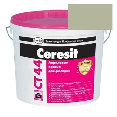 Краска акриловая фасадная Ceresit CT 44 15 л Toskana 3