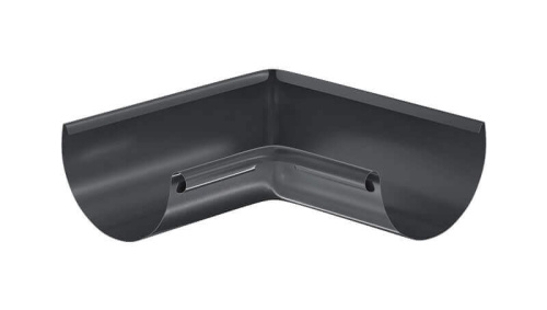 Угол желоба Aquasystem Комфорт 125/90, 90°, RAL 7024