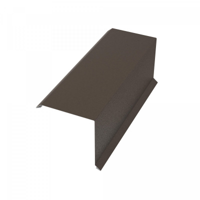 Планка торцевая наружная Aquasystem SV25 100х100х2000х0,5 PE Rooftop Matt Zn180 RR 32