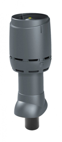 Выход вентиляционный изолированный с колпаком VILPE Flow D=110P/ИЗ/350 RAL 7015 серый