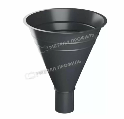 Воронка водосборная Металл Профиль Foramina D=100/300 PL-double RAL 7024