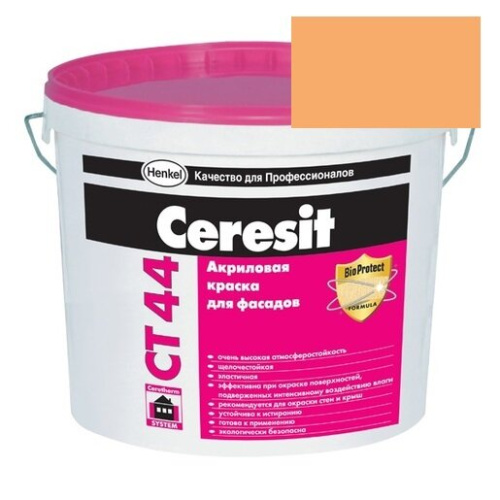 Краска акриловая фасадная Ceresit CT 44 15 л Florida 6