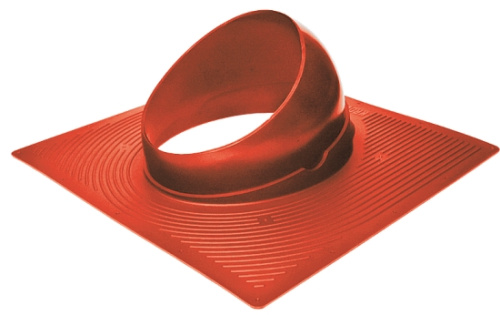 Проходка кровельная KROVENT Base-VT 125/150, красная